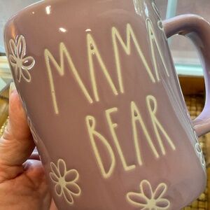 Mama Bear Rae Dunn Large Pink Coffee Mug